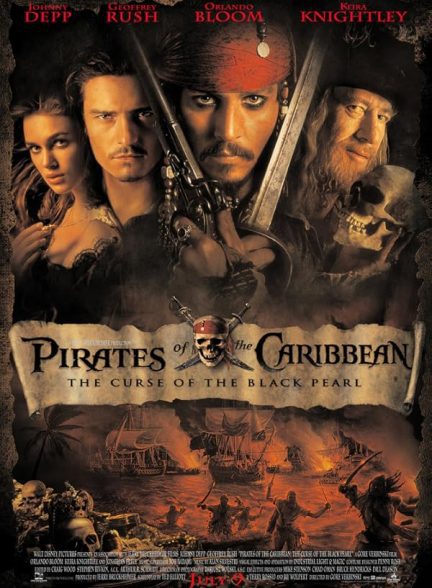 فیلم دزدان دریایی کارائیب ۱: نفرین مروارید سیاه Pirates of the Caribbean: The Curse of the Black Pearl 2003